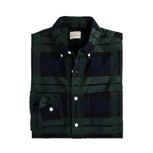 J. Crew Medium Plaid Button-Down Oxford